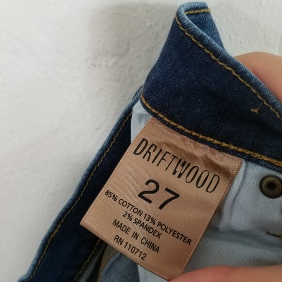 DRIFTWOOD Marilyn Skinny Jeans Stretch Blue Size 27 - Picture 9 of 9